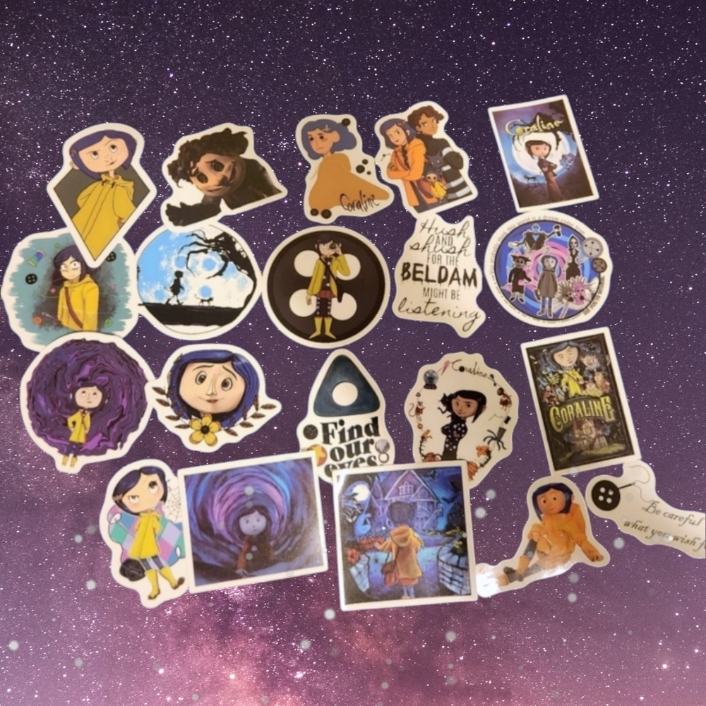 Lot of Coraline Stickers